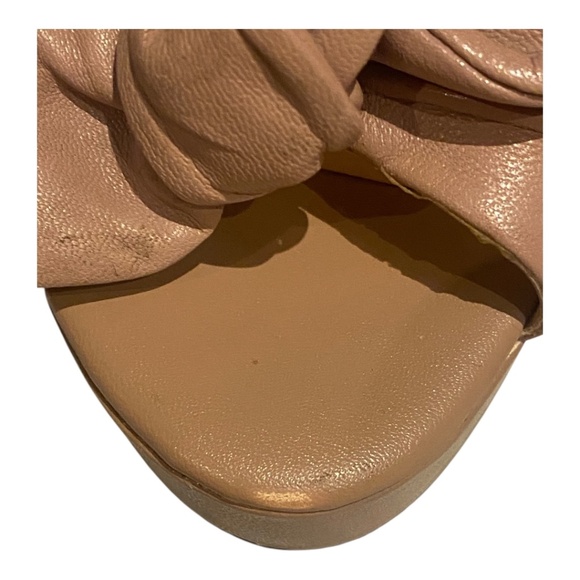 Marc Fisher leather platform slingback stilettos . Sz 7.5 - Picture 11 of 16